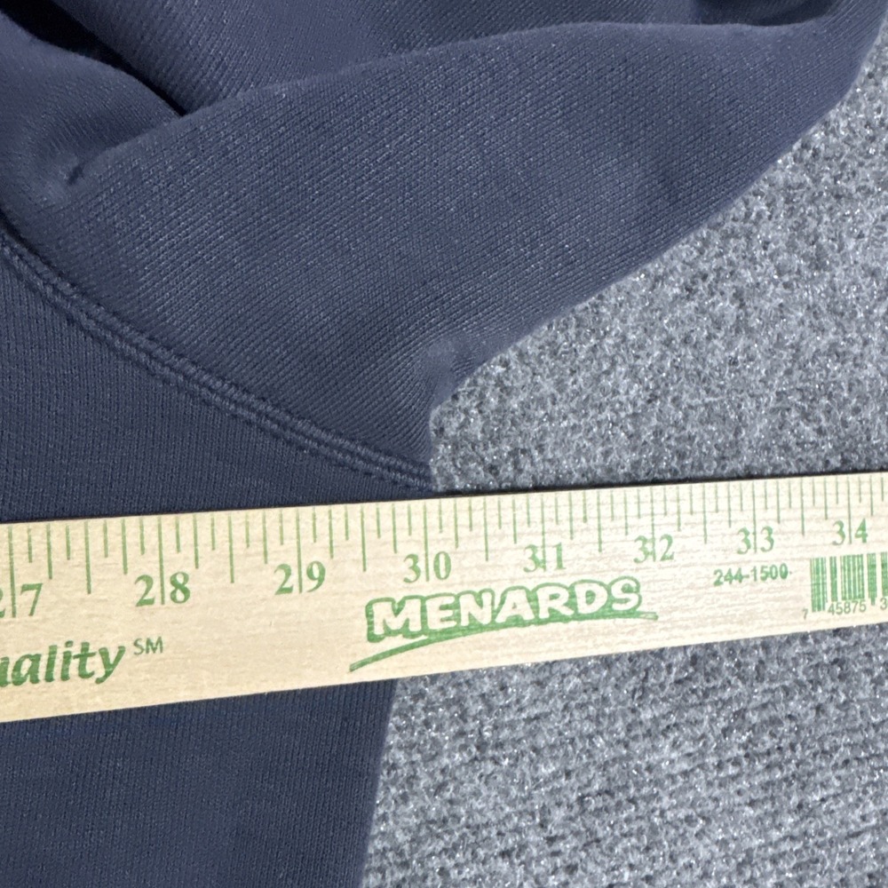 CARHARTT Original Fit BLUE Hoodie Sweatshirt 2XL TALL Distressed - Picture 5 of 8
